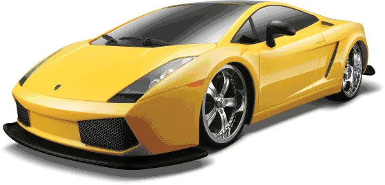 1/10 Scale Lamborghini Gallardo RC (Remote Control) Car W/Chrome Rims - Color May Vary