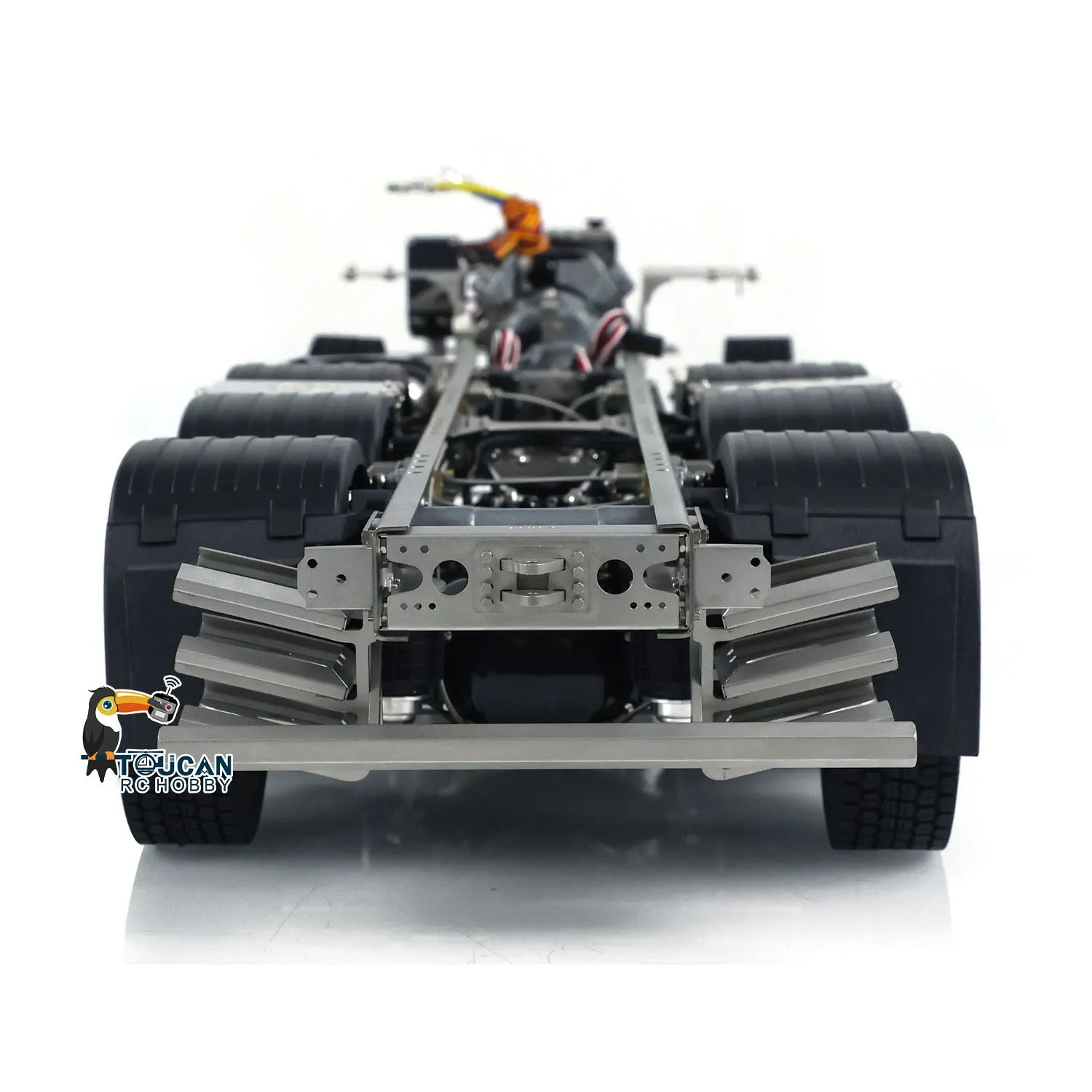 1/14 Metal 8x8 Chassis for 770S JX Model F1650 Crane RC Trucks Electric Cars Light Sound System 3-Speed Transmission DIY Model