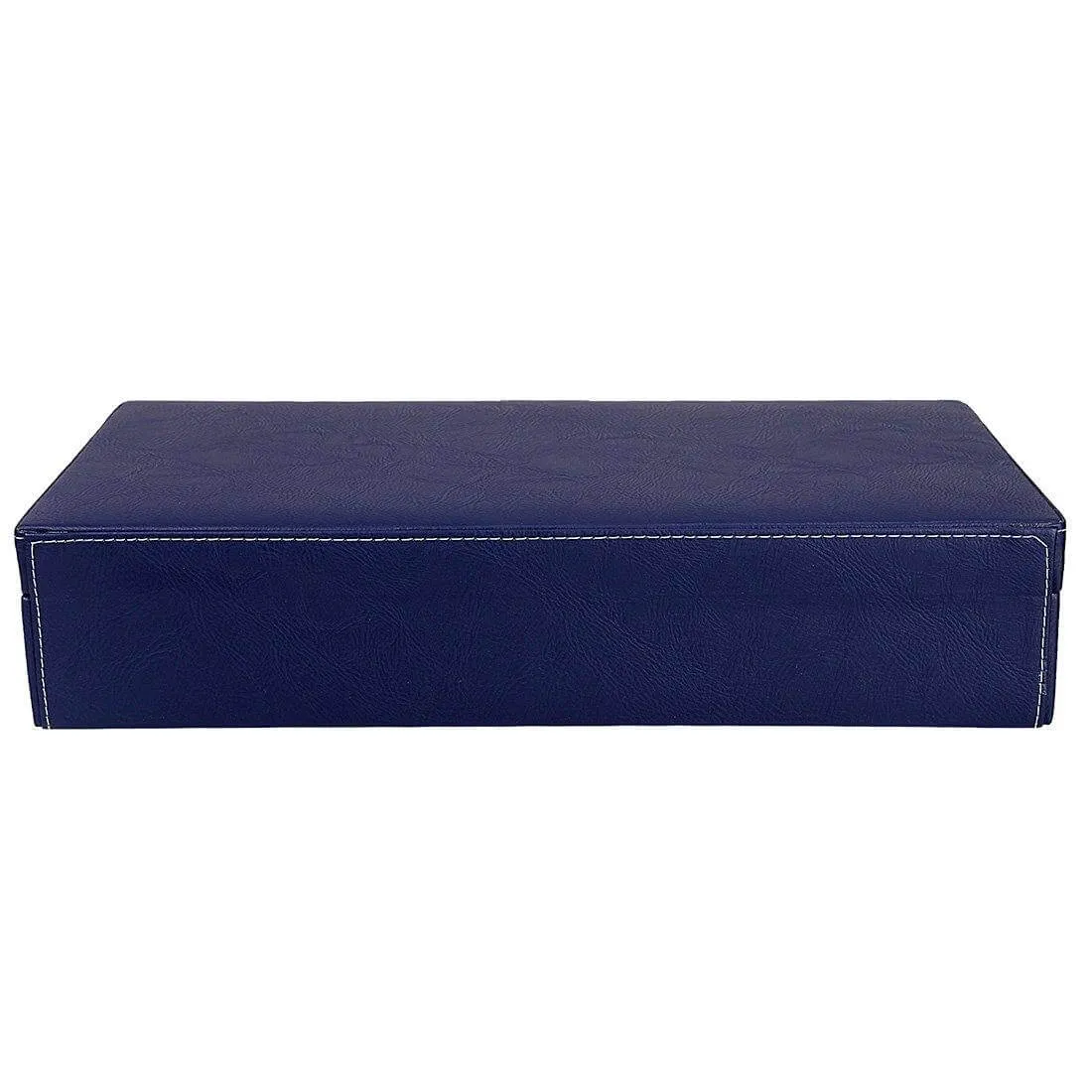 12 Slots Luxury Watch Box Organizer with Plain PU Leather Finish