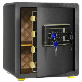 1.25 cu ft Steel Electronic Safe Box with Keypad and Key for Home Office