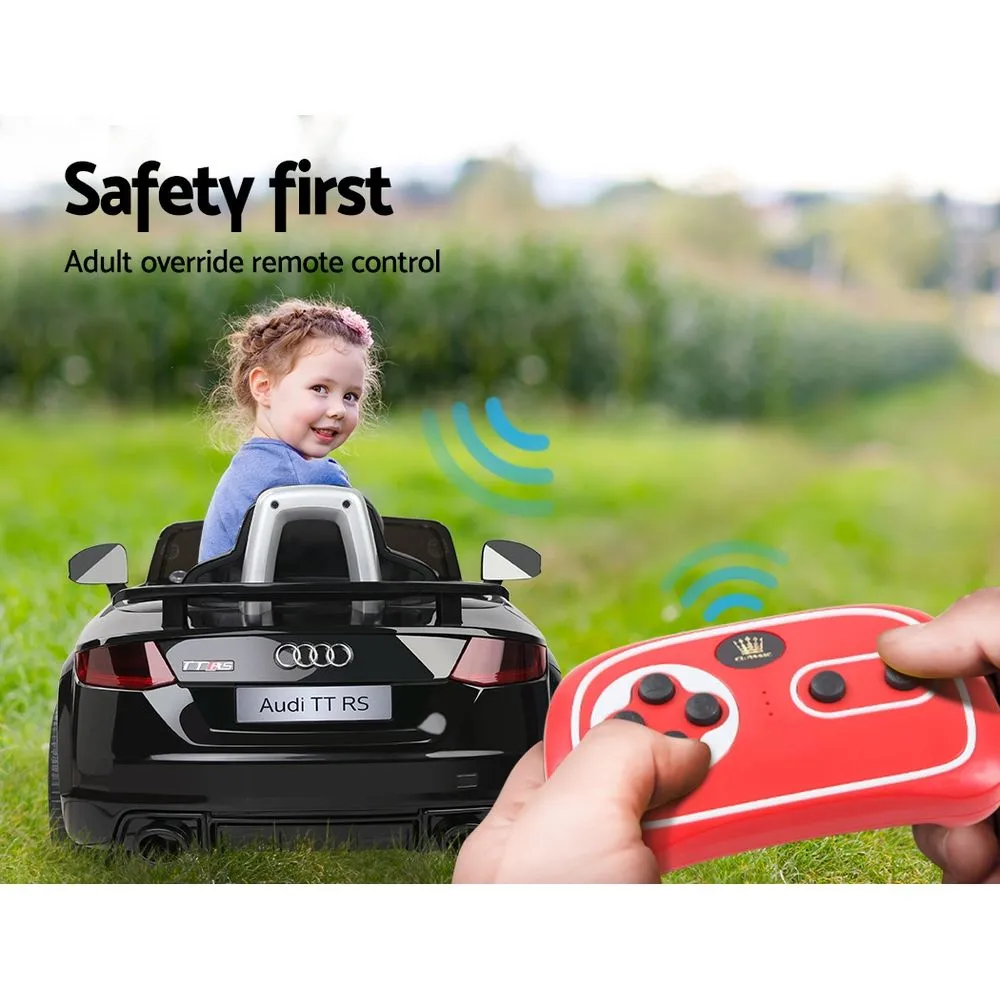 12V Twin Motor Kids Ride On Audi Car, Remote, Leather Seat