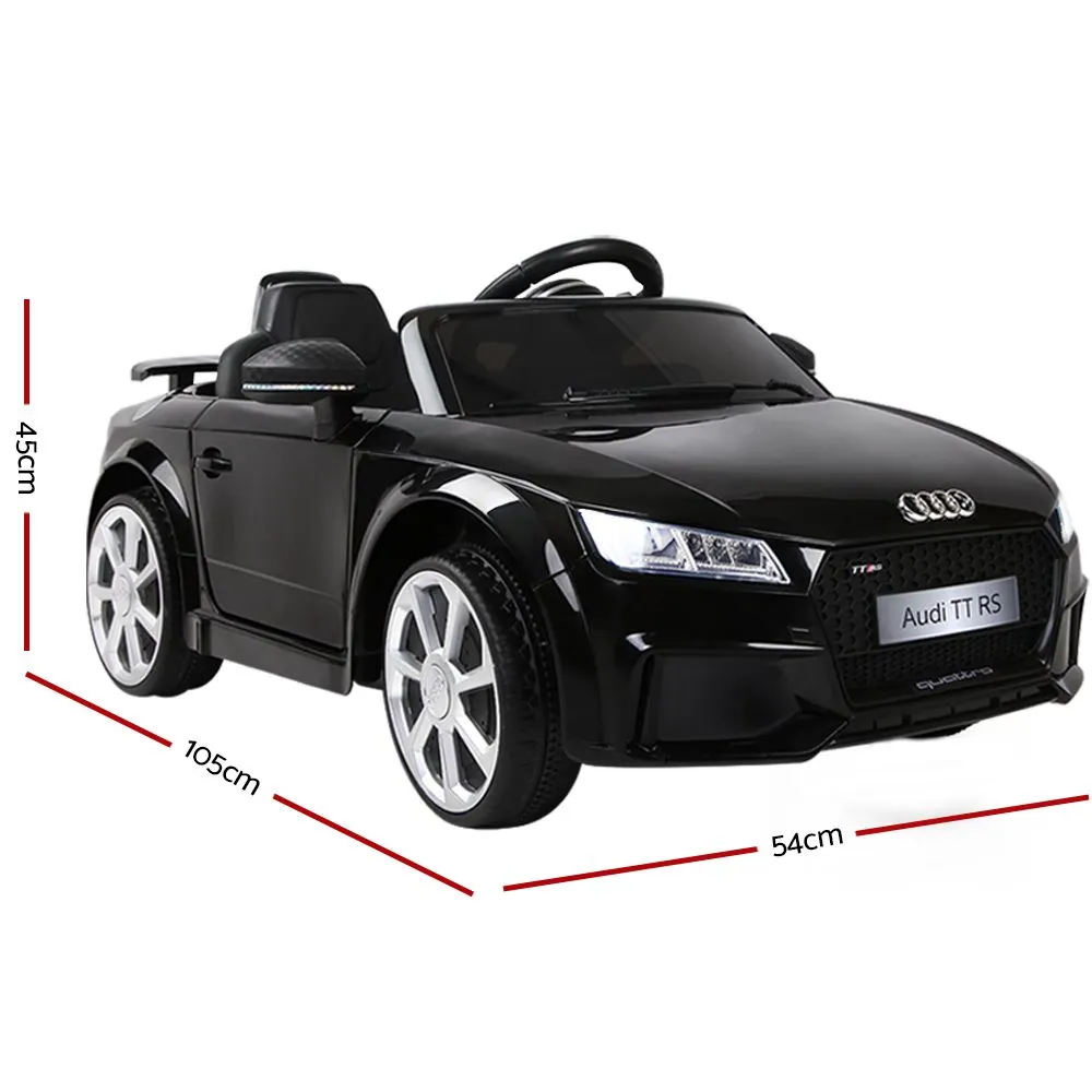 12V Twin Motor Kids Ride On Audi Car, Remote, Leather Seat