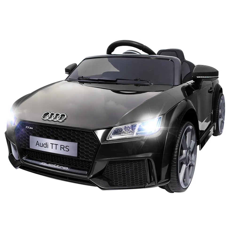 12V Twin Motor Kids Ride On Audi Car, Remote, Leather Seat