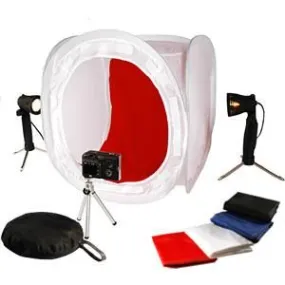 16" Photo Cube Studio Lighting Tent Tripod Kit