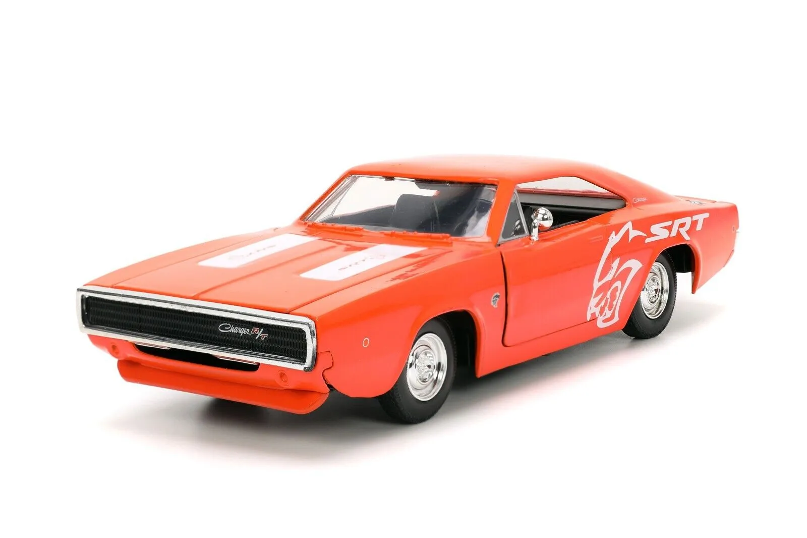 1968 DODGE CHARGER R/T SRT ORANGE "BIGTIME MUSCLE" 1/24 DIECAST MODEL JADA 34197