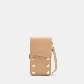 310 Wallet & Phone Case - Toast Tan/Brushed Gold