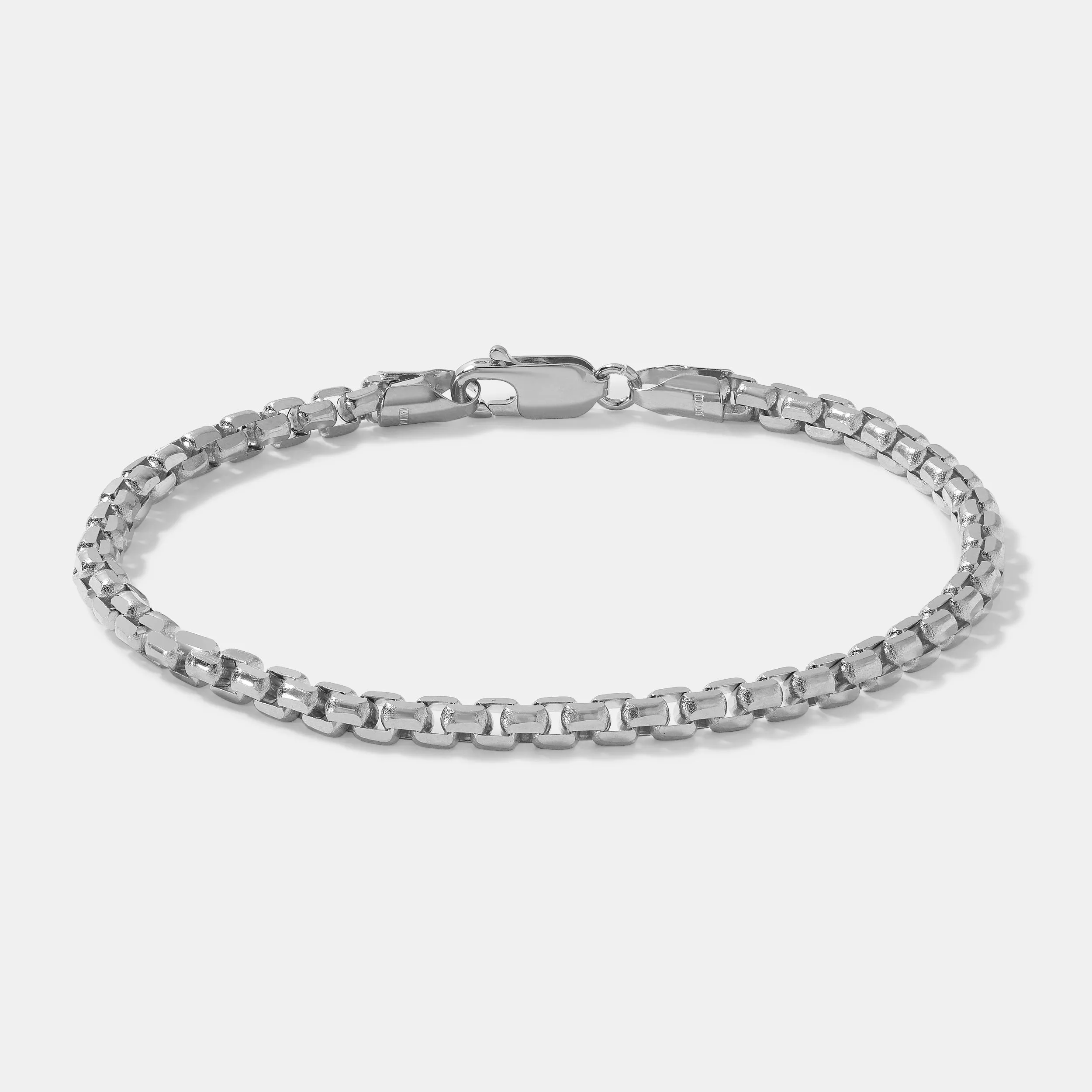 3.5MM Multi-Faceted Box Bracelet