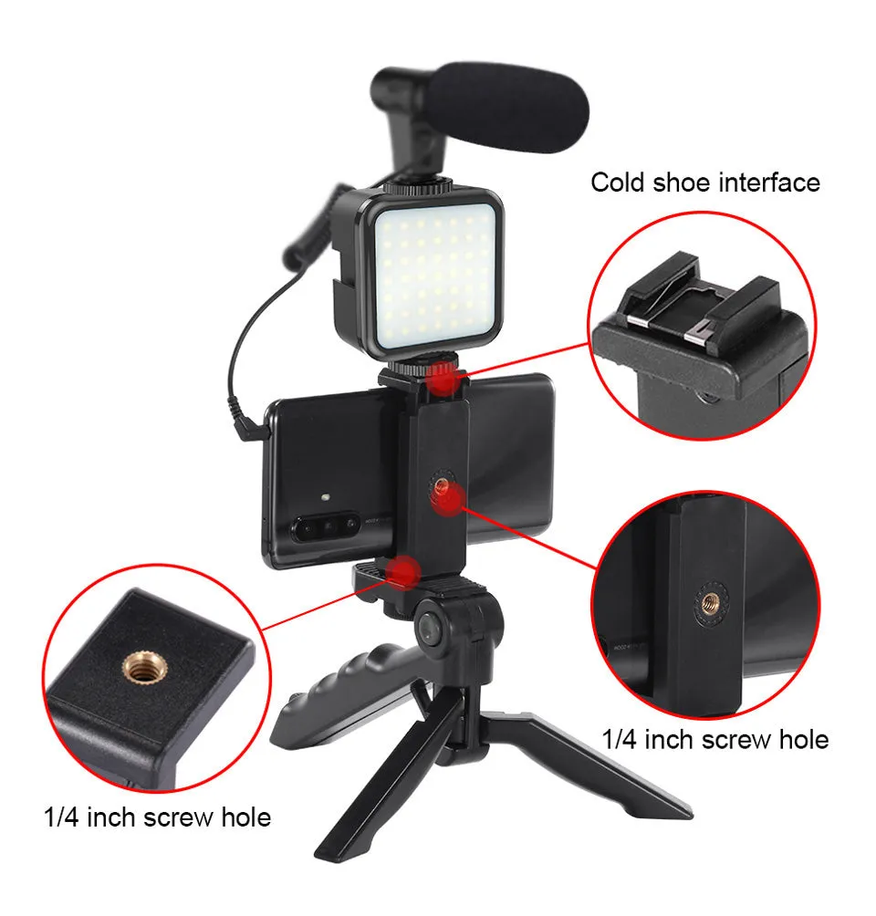 5 In 1 Phone Vlog Video Making Kit-Rn-111