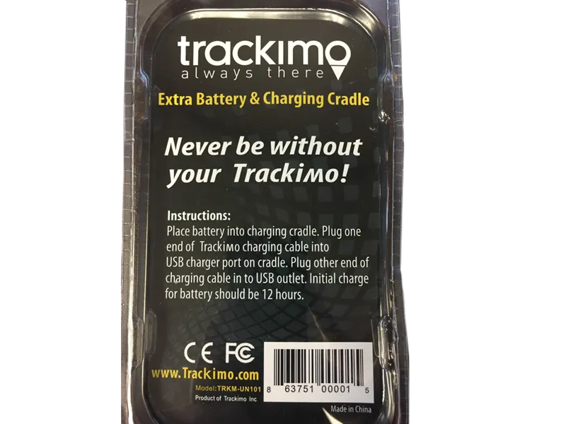 600mAh Extra Battery for Trackimo universal 4G GPS tracker