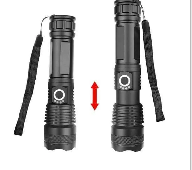 7000 Lumens Powerful USB Flashlight For Camping and Outdoor Activities