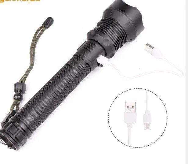 7000 Lumens Powerful USB Flashlight For Camping and Outdoor Activities