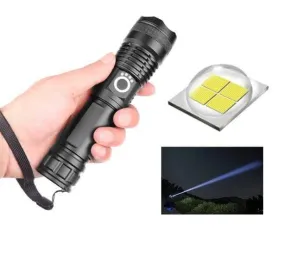 7000 Lumens Powerful USB Flashlight For Camping and Outdoor Activities