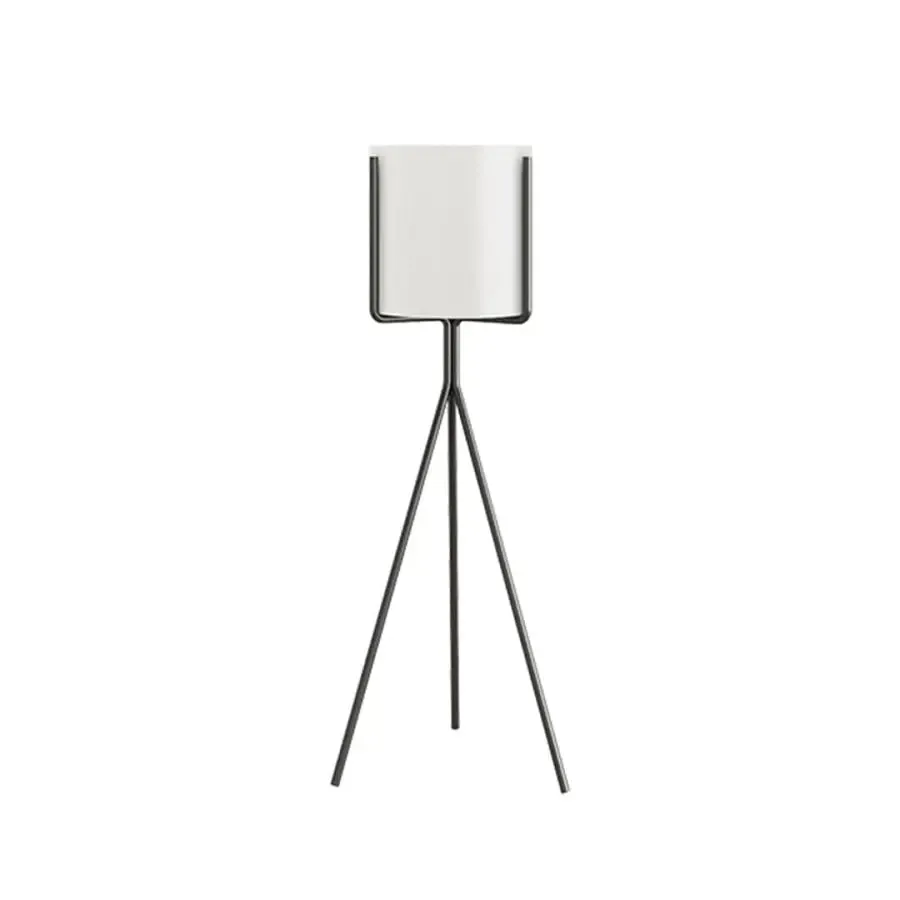 80cm Tripod Black & White Plant Stand