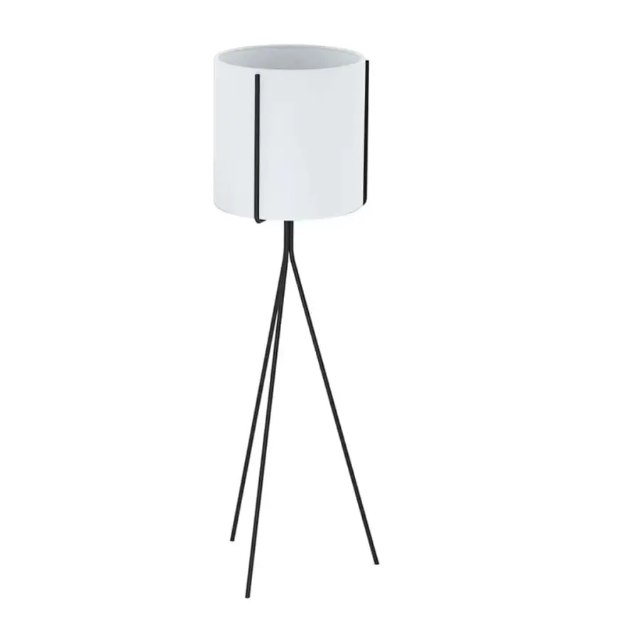 80cm Tripod Black & White Plant Stand