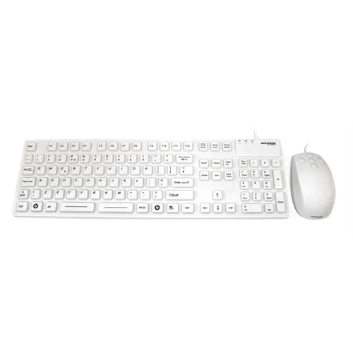 AccuMed Medical Keyboard (105) and Mouse Bundle (MOUNA-SIL)