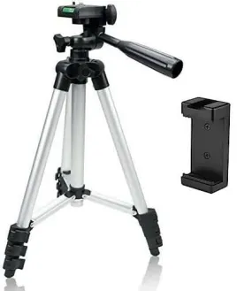 Adjustable Aluminum Tripod for Phones & Cameras – 13” to 42” Height, Portable Travel Stand