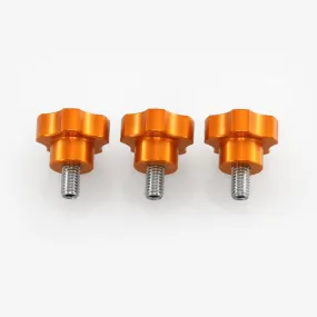 ADM Accessories Tripod Knob Set for Losmandy G11 & Celestron CI700 Mounts - Orange - TKS-OR