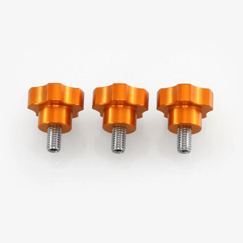 ADM Accessories Tripod Knob Set for Losmandy G11 & Celestron CI700 Mounts - Orange - TKS-OR