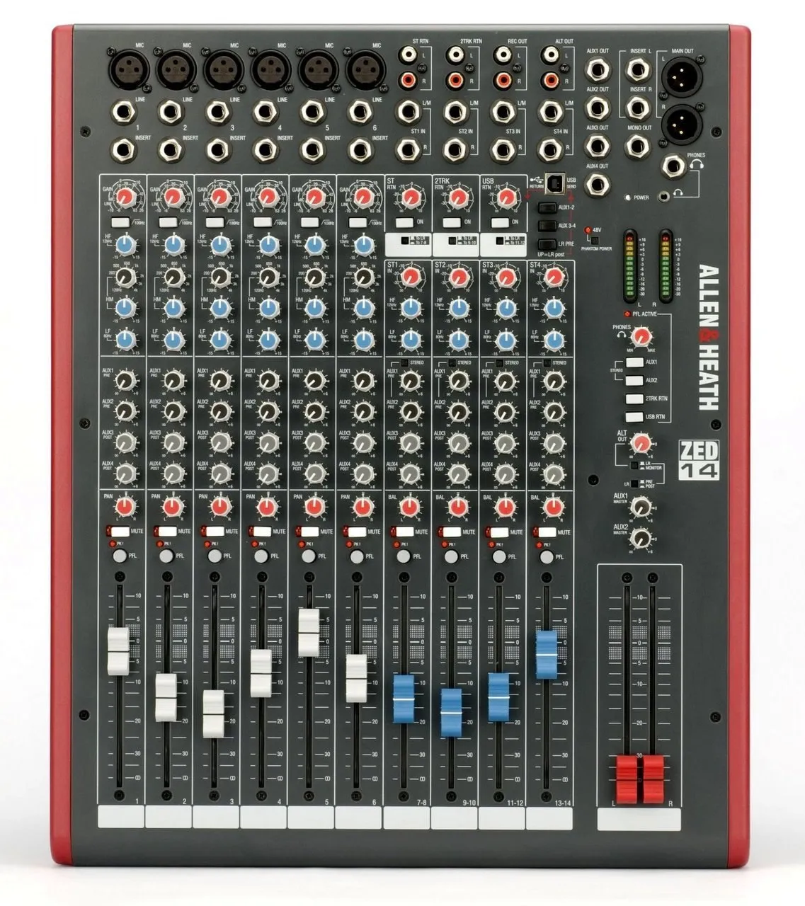 Allen & Heath ZED-14 14-Channel Mixer with USB Interface