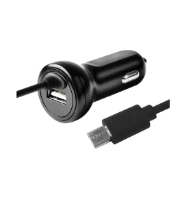 AmerTac PM1001FCMC Zenith Micro USB Car Charger, Black