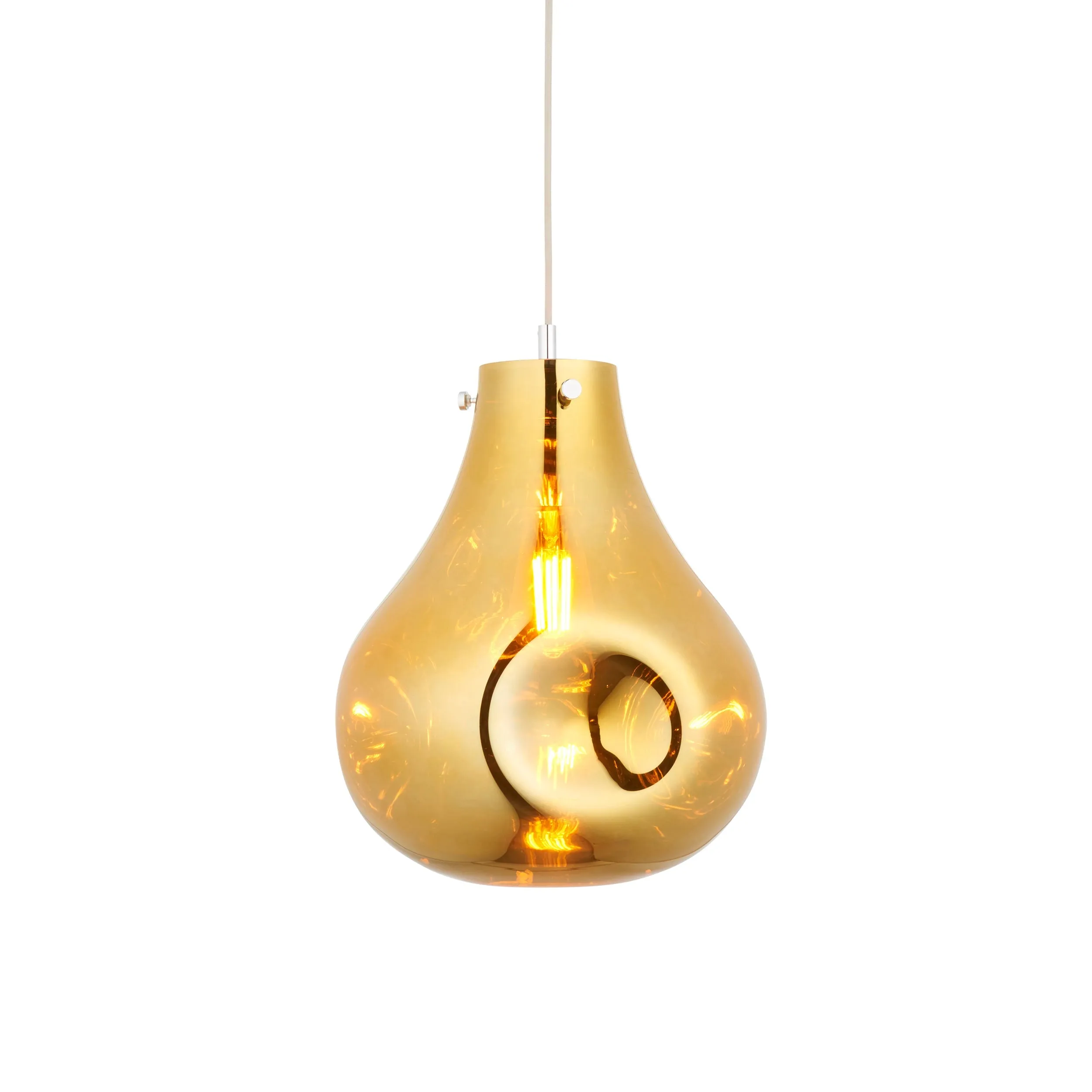 Amos Iris Pendant Gold Large