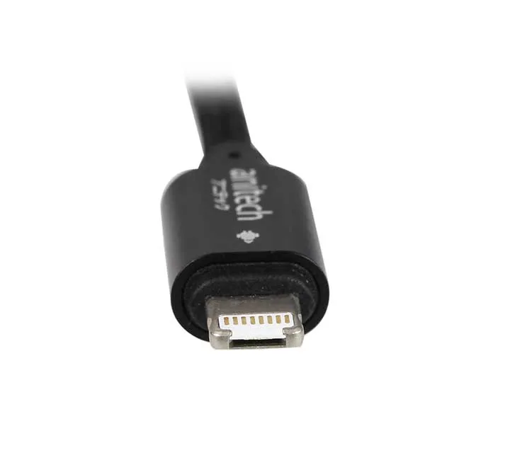 Anitech D225 iPhone and Android USB Cable (Black)