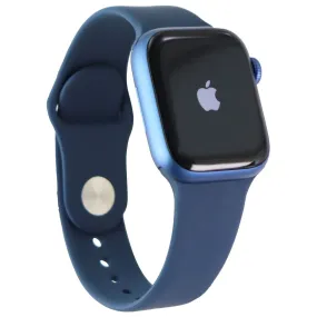 Apple Watch Series 7 (GPS   LTE) A2475 (41mm) Blue Aluminum / Abyss Blue Sp Band