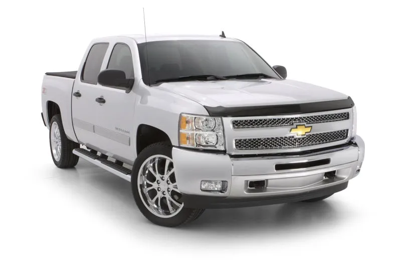 AVS 10-14 Ford F-150 SVT Raptor Aeroskin Low Profile Acrylic Hood Shield - Smoke