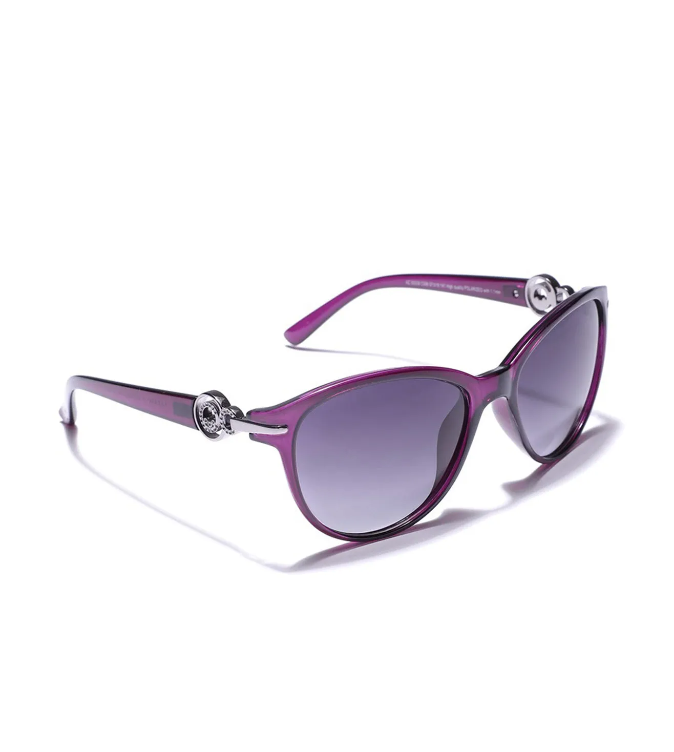 Azzaro Women's Purple Oval Sunglasses