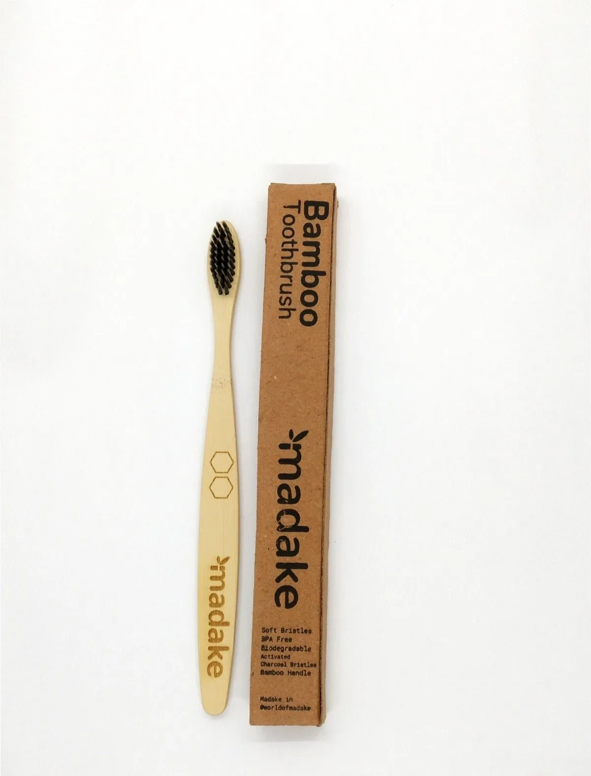 Bamboo toothbrush for Adults- Hexagon