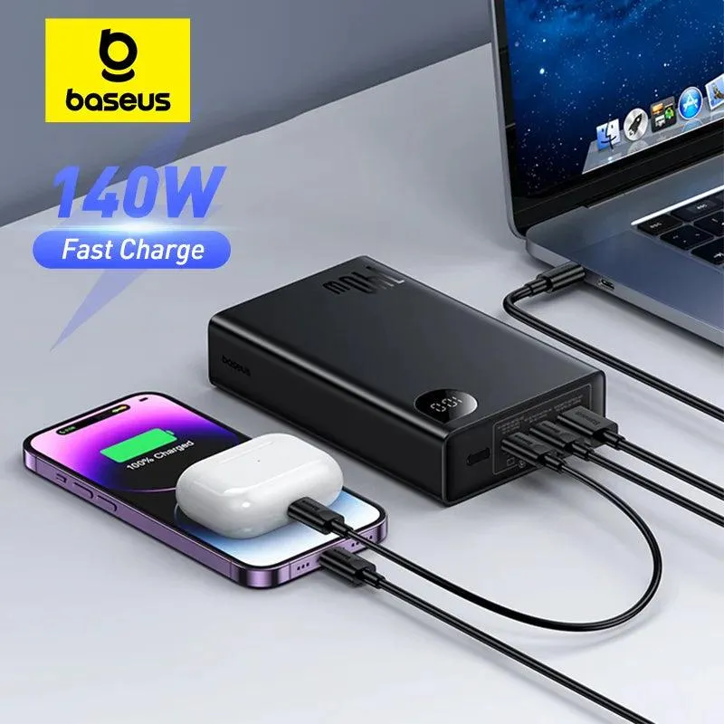 Baseus 24000mAh Power Bank: High-Speed Charging for Up to 3 Devices