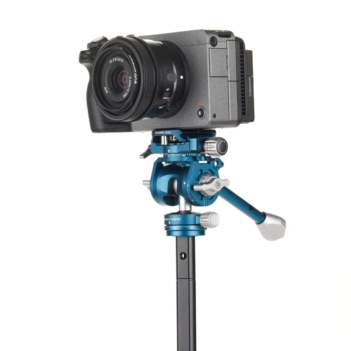 Benro CyanBird Carbon Fiber 5 Section Tripod Kit with FS20PRO 2 in 1 Hybrid Tripod Head