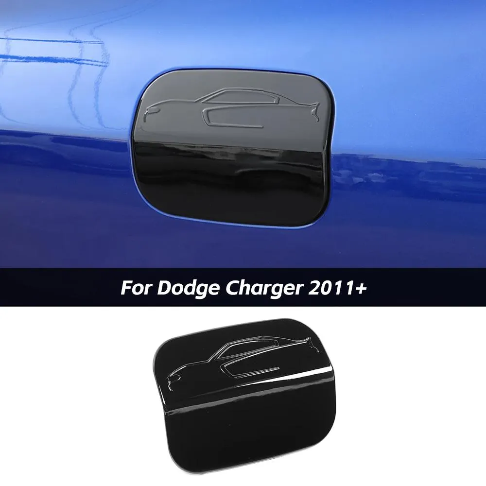 Black Door Fuel Tank Gas Cap Decor Cover Trim for Dodge Charger 2011 ｜CheroCar