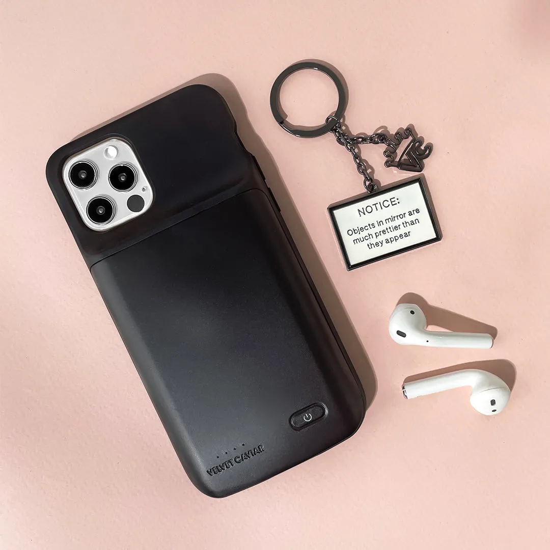 Black IPhone Charging Case