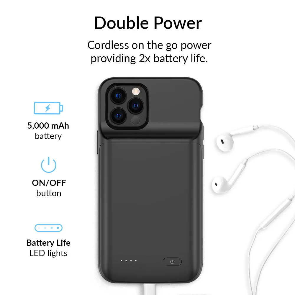 Black IPhone Charging Case