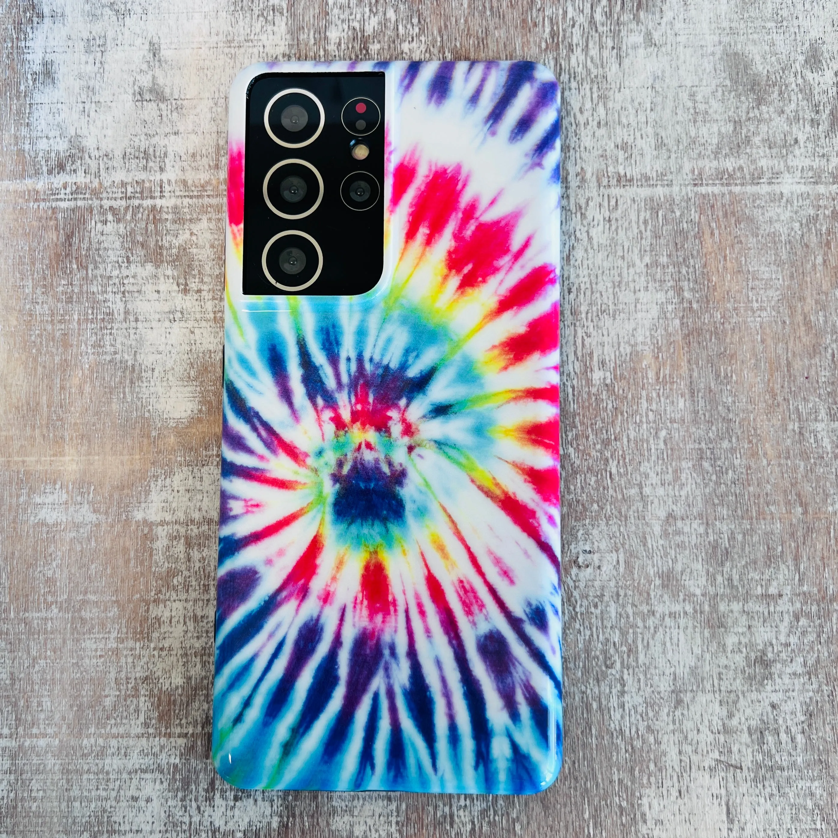 Blue Tie Dye Cell Phone Case For Samsung Galaxy