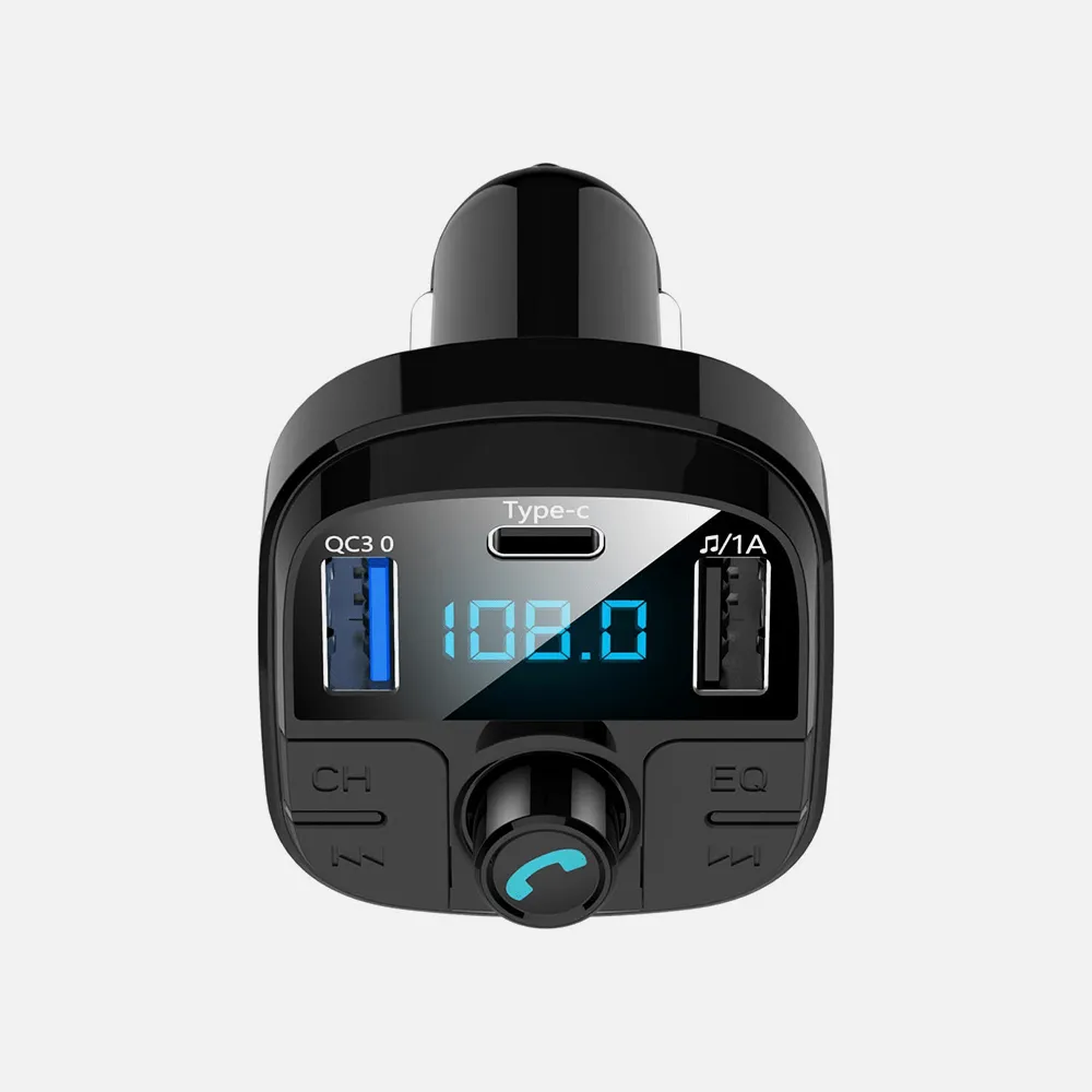 Bluetooth FM transmitter & Dual USB Fast Charger