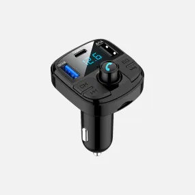 Bluetooth FM transmitter & Dual USB Fast Charger