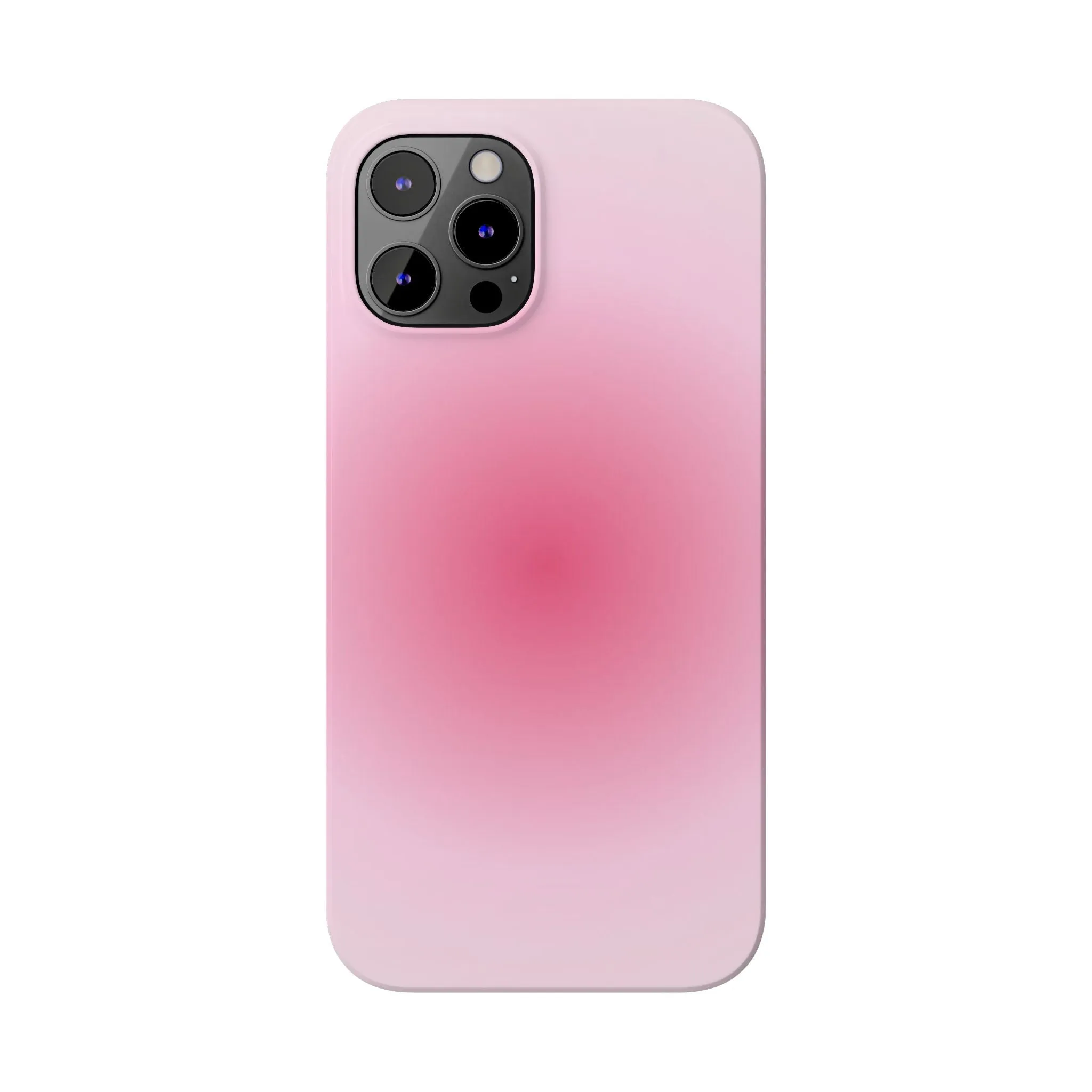 Blush Aura Gradient Glow iPhone Cases