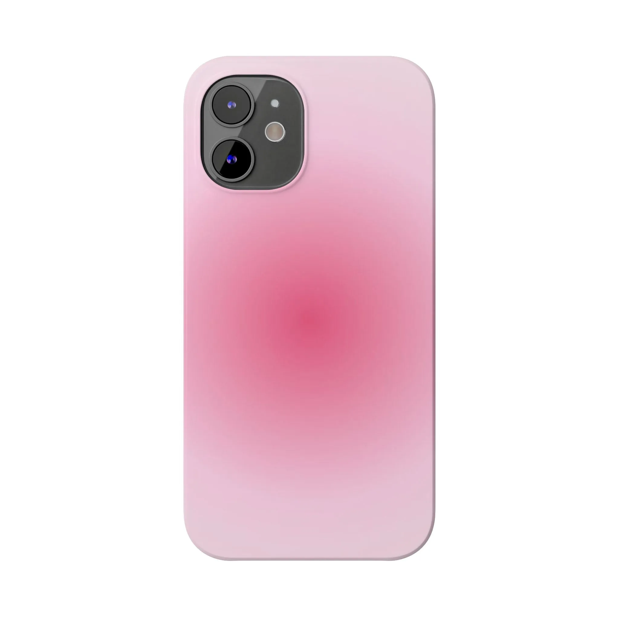 Blush Aura Gradient Glow iPhone Cases