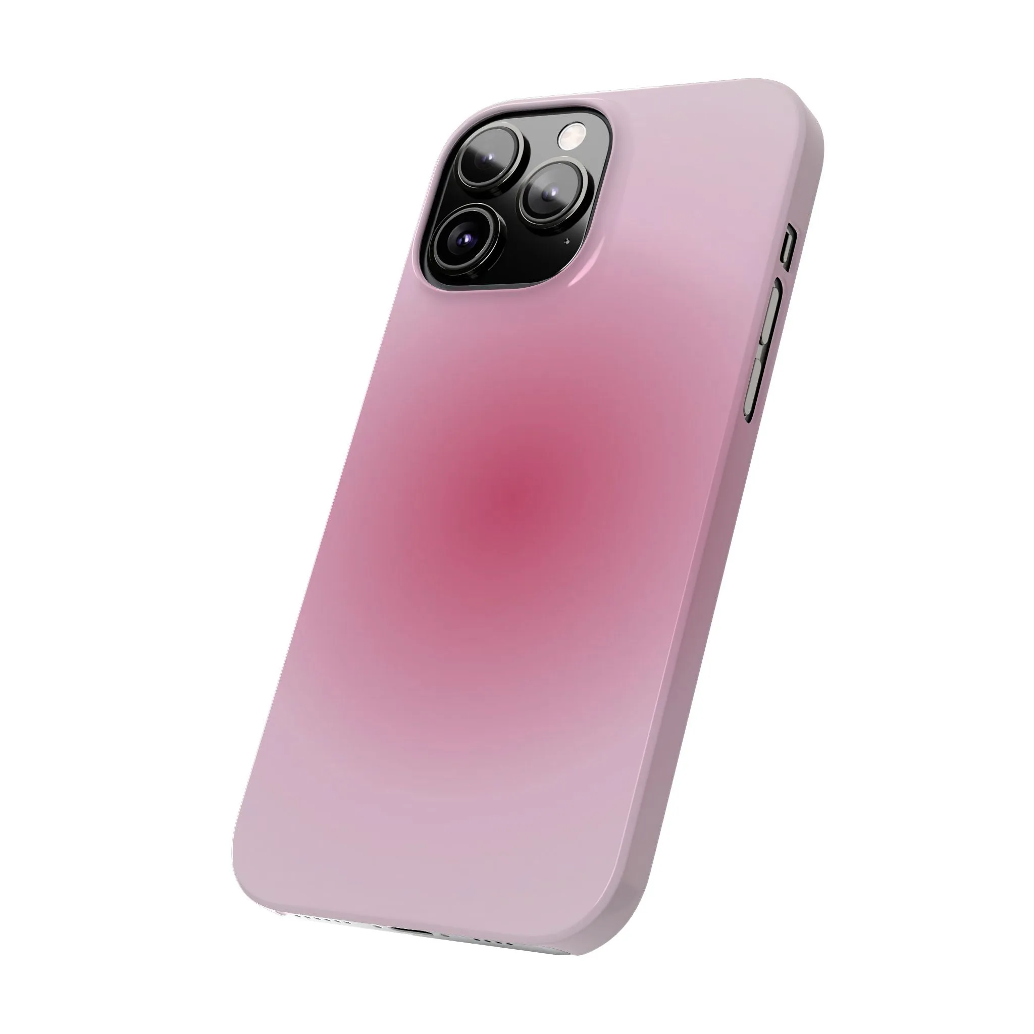 Blush Aura Gradient Glow iPhone Cases