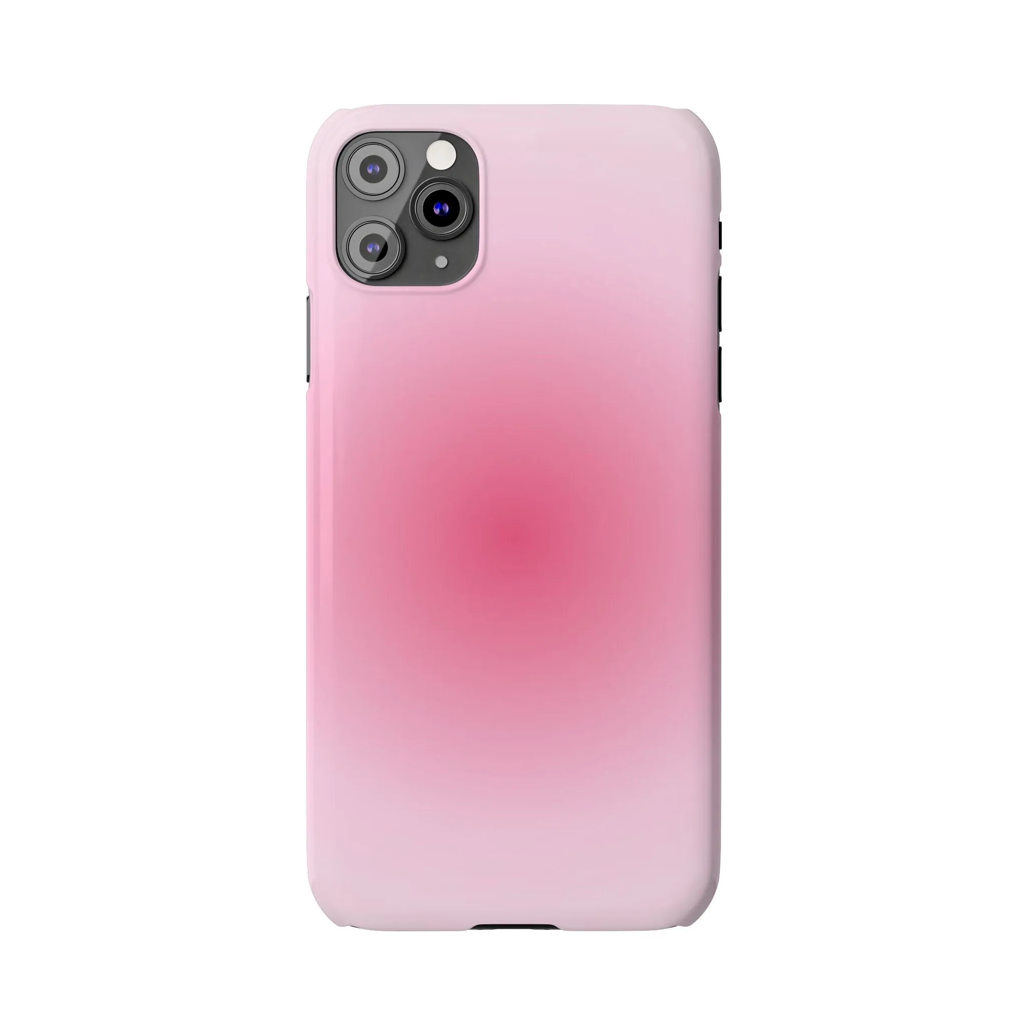 Blush Aura Gradient Glow iPhone Cases