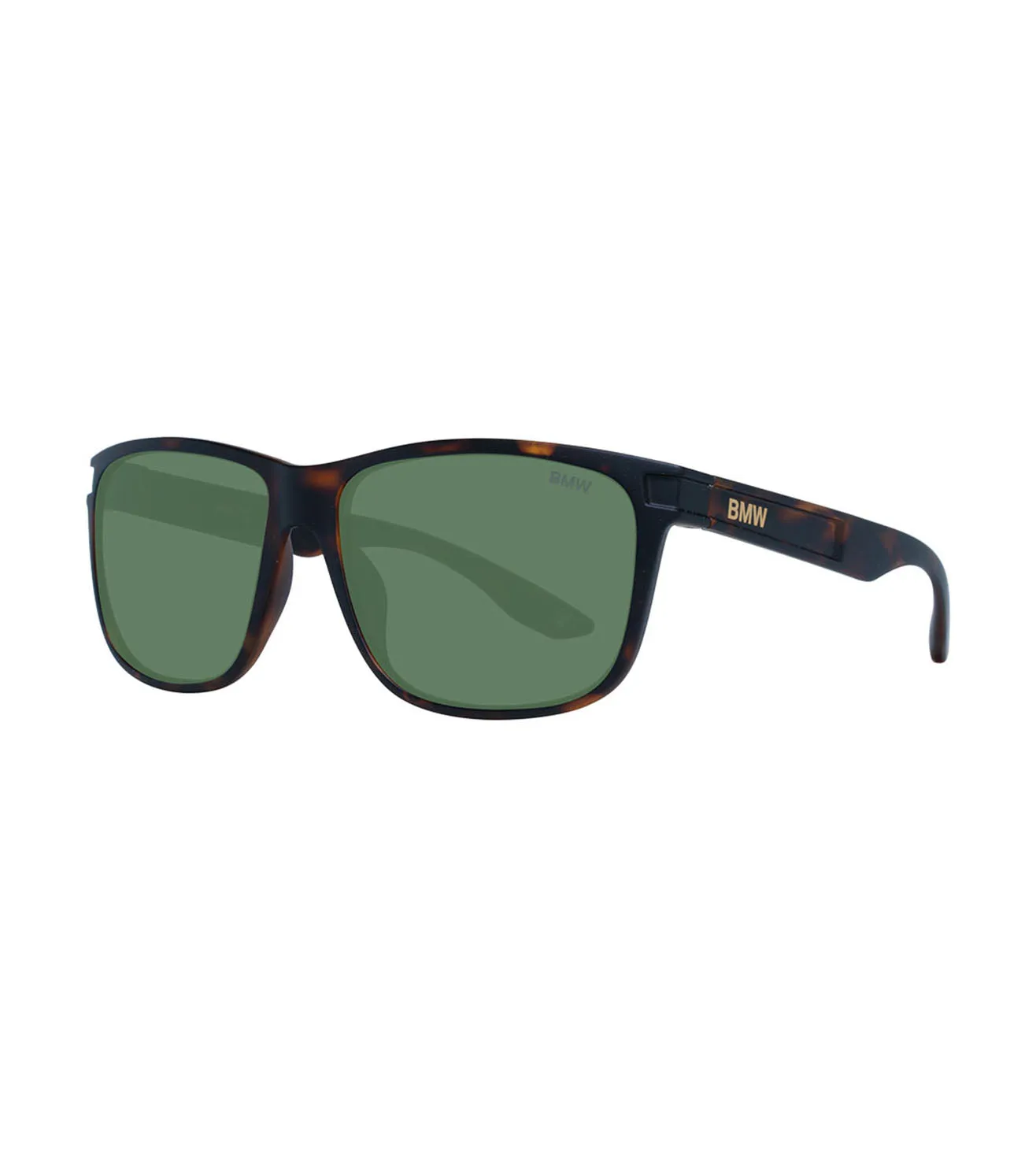 BMW Men's Green Square Sunglasses