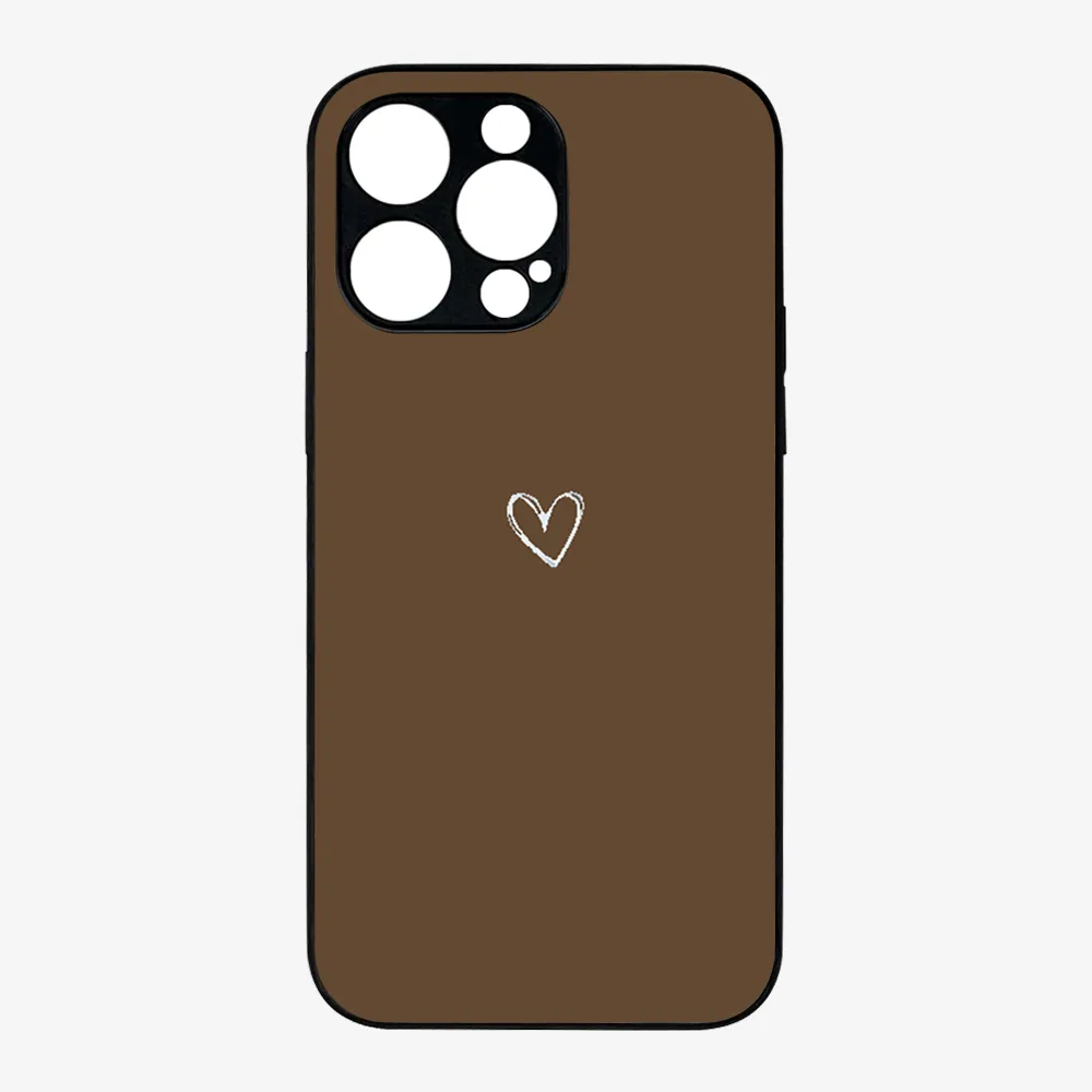 Brown Heart Case