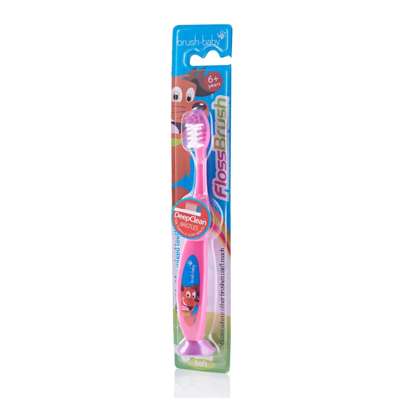 Brush-baby FlossBrush 6  yrs (Pink)