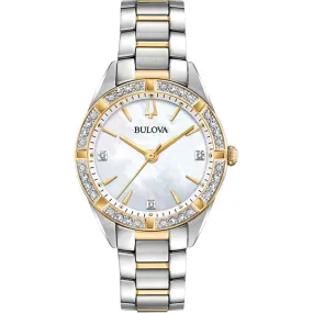 Bulova 98R263 Diamond Two Tone Womens Watch