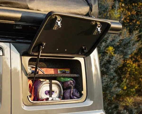 BUSHTECH Storage Cupboard for the Gullwing Style Rear Window 3 Door(Jimny Year 2018 )