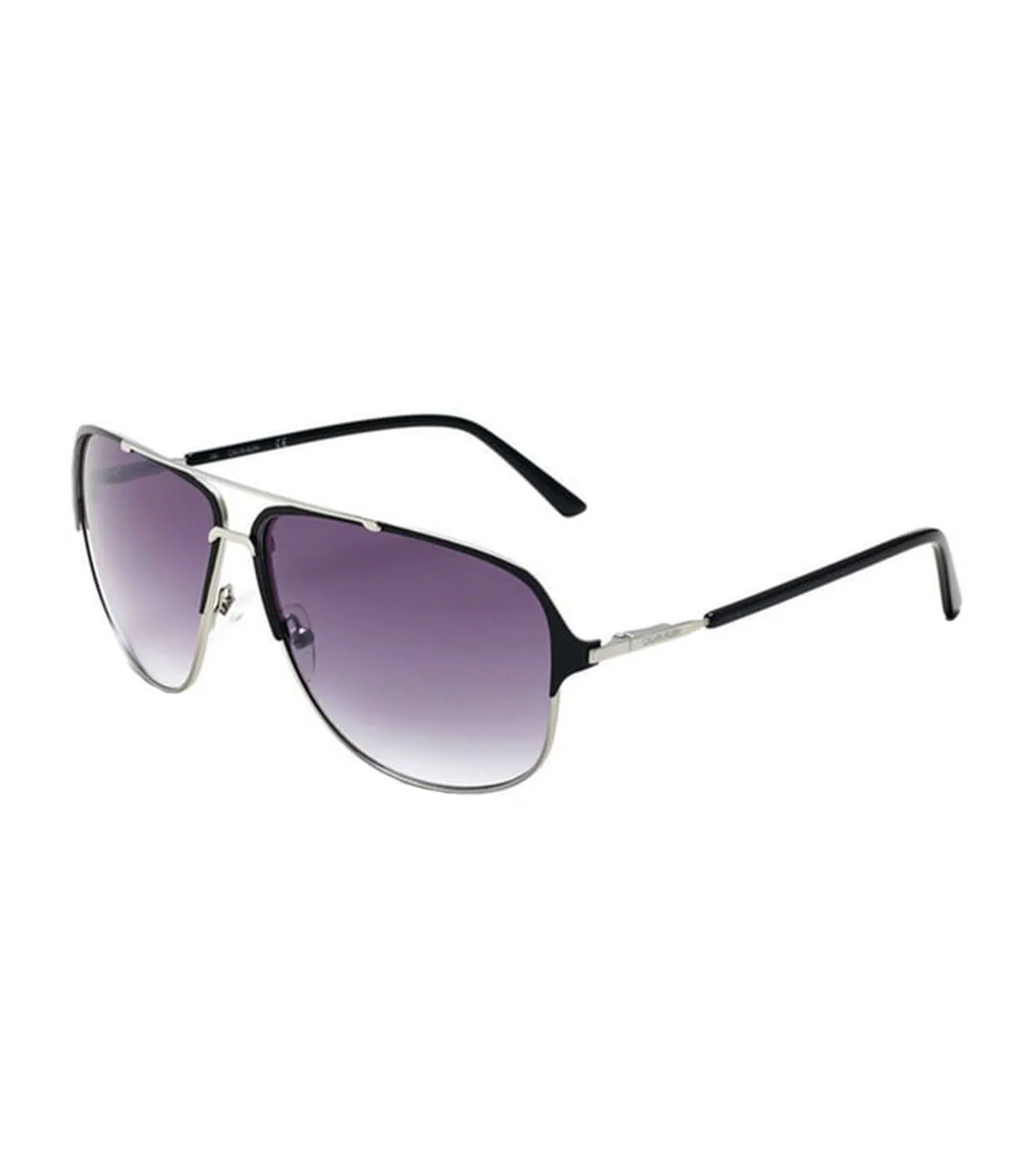 Calvin Klein Men's Grey Gradient Aviator Sunglasses