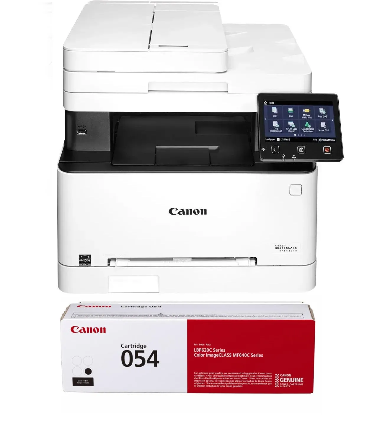 Canon ImageCLASS MF642Cdw Check Printer with 1 OEM Modified 054 MICR Cartridge