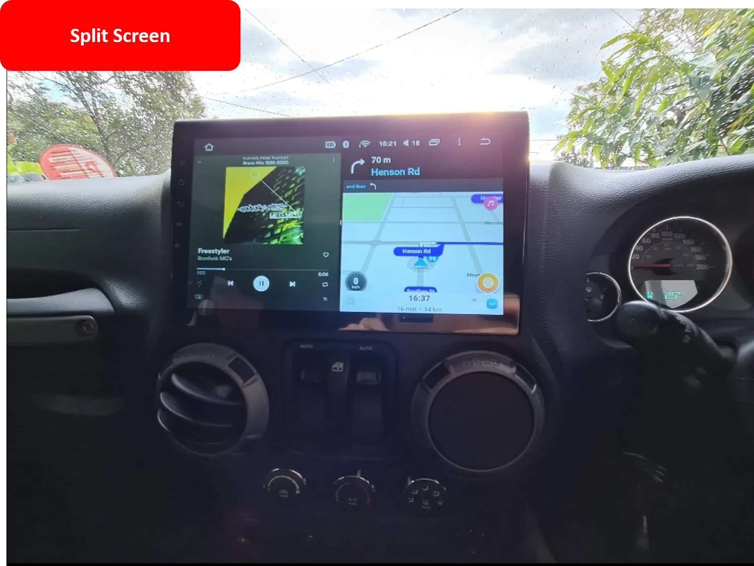 Car Dealz Elite 4G Data Model 10.2" Android 12.0 For Jeep Cherokee 5 KL 2014 - 2018 In Dash Plus OEM Fascia